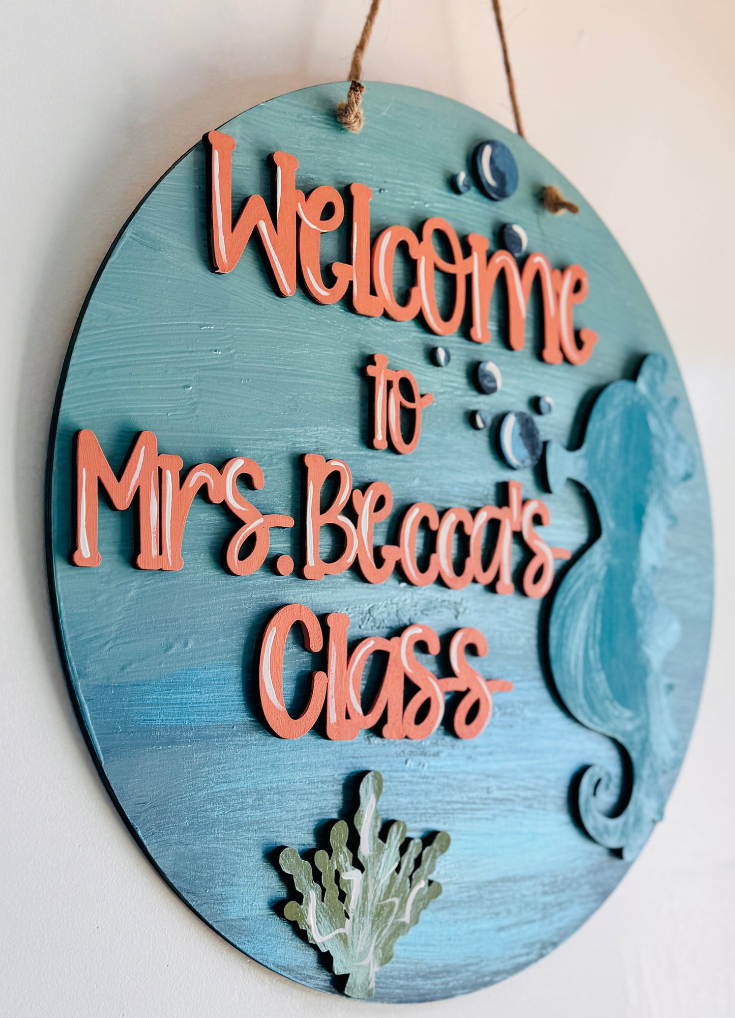 3D Sea Horse Door hanger