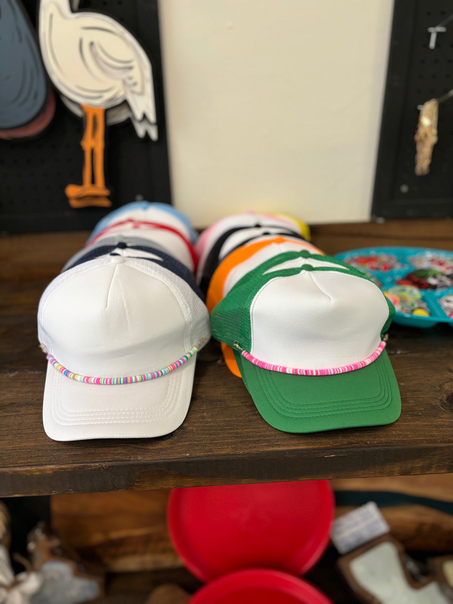 Hat Bar - embroidered patches