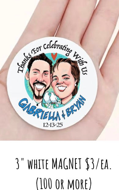 Custom wedding favors