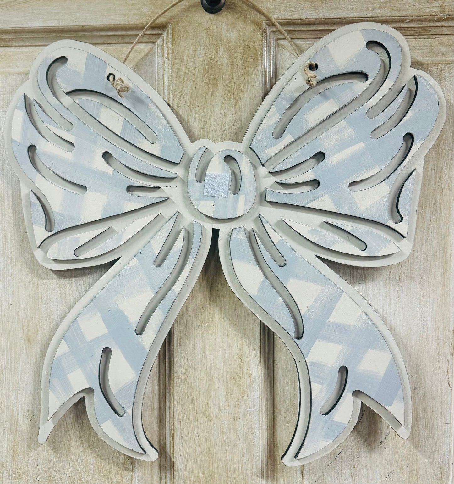 3d Ribbon Bow door hanger