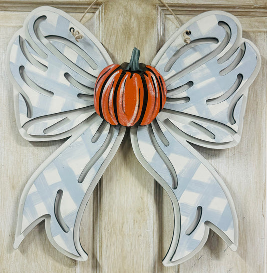 3d Ribbon Bow door hanger