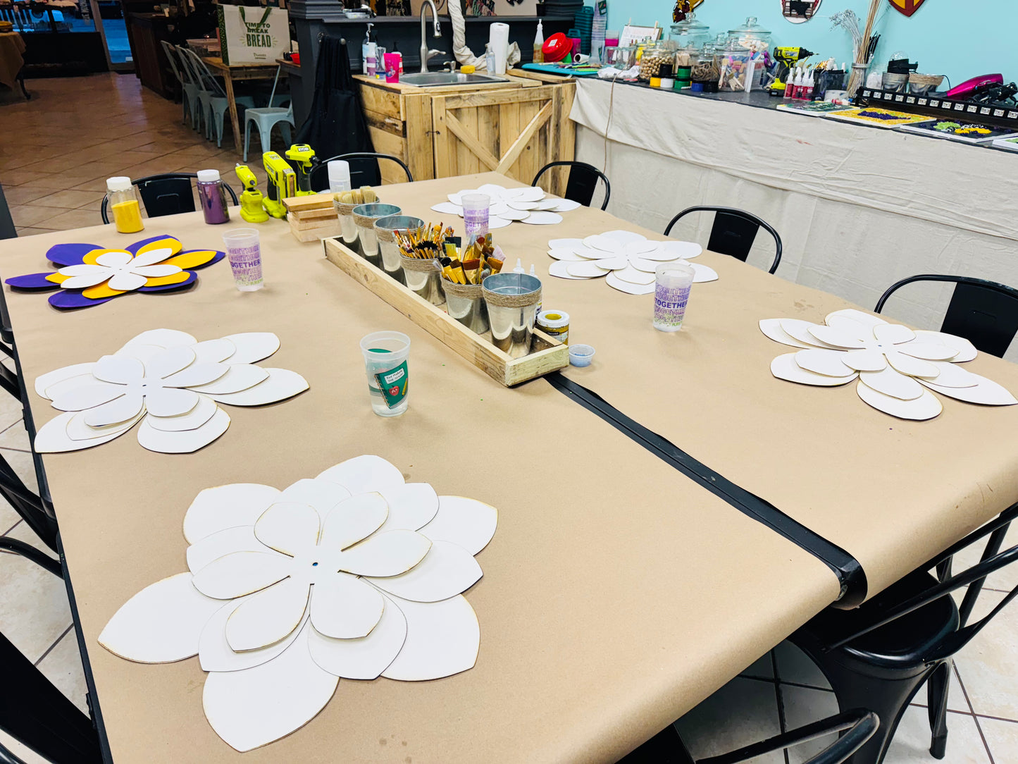 Mardi gras Float Flower Workshop