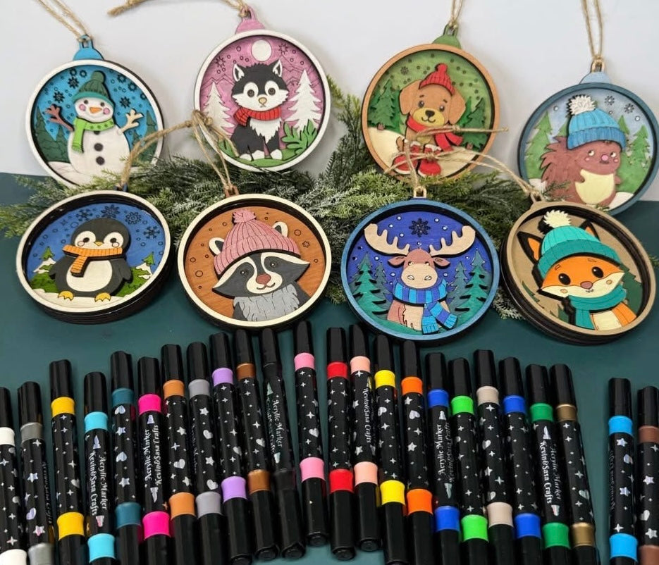 DIY Woodland Ornament Kits for Classrooms