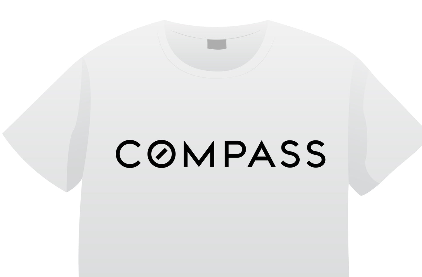 Custom printed shirt (short sleeve)- Compass