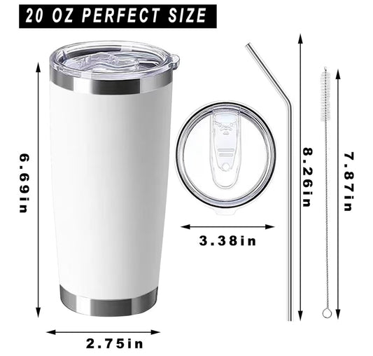 20oz polar Tumbler & Decal