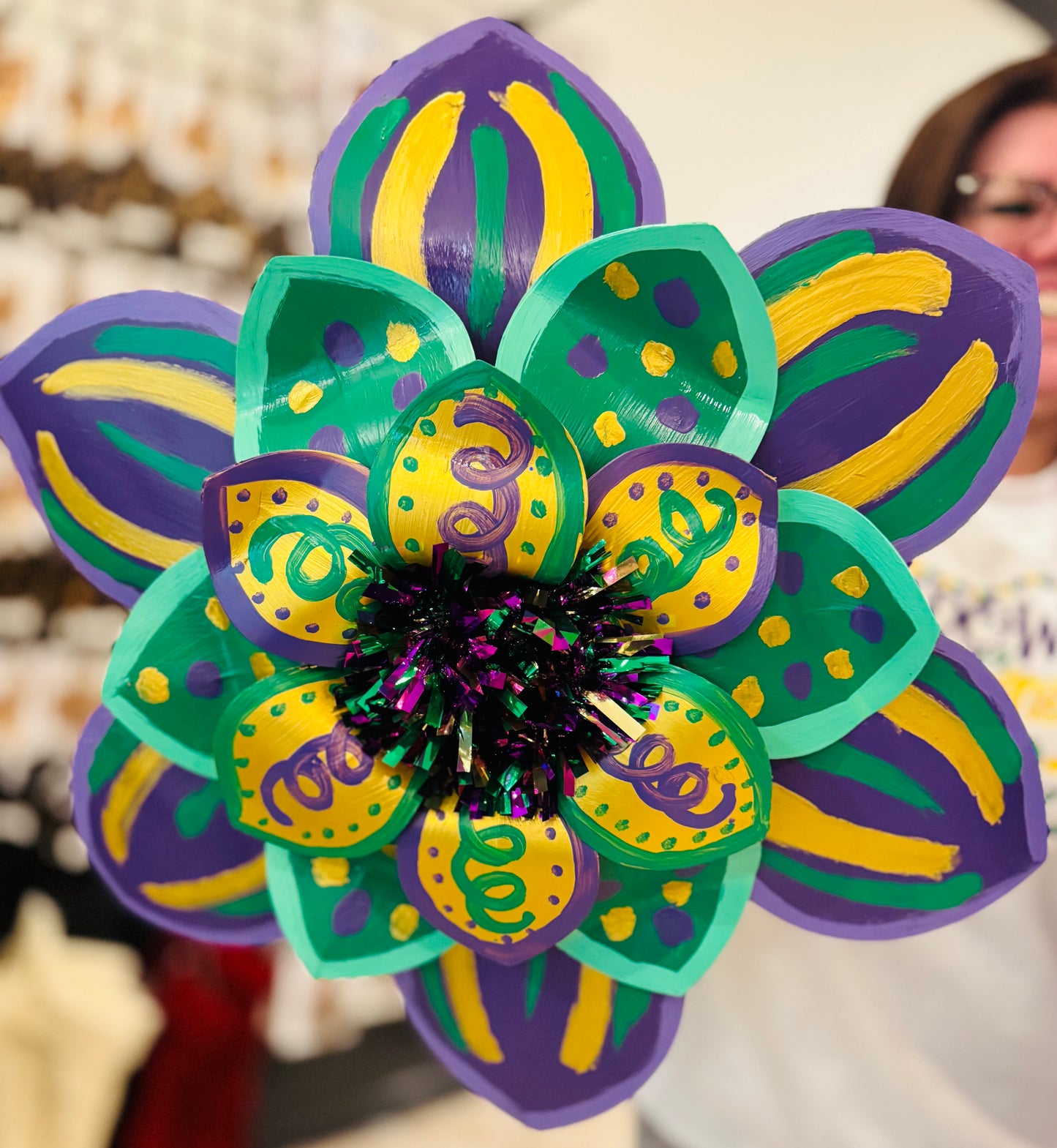 Mardi gras Float Flower Workshop