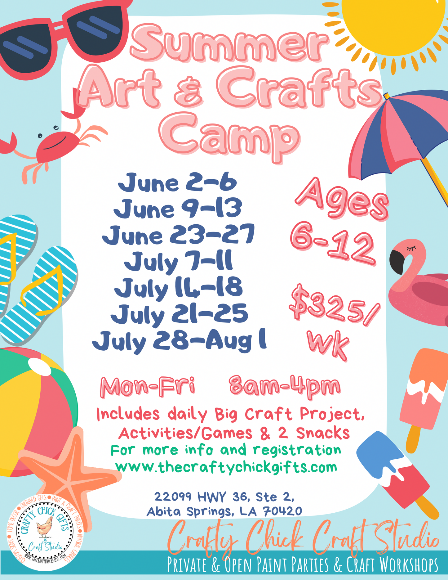 Arts & Crafts camp
