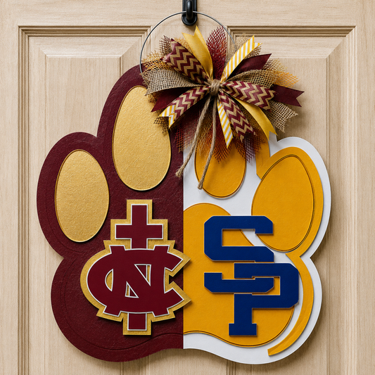 3D NCS & SPS School door hanger