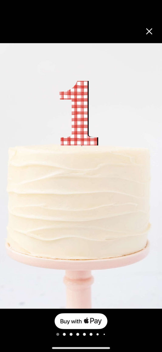 Wood/painted baseball cake toppers