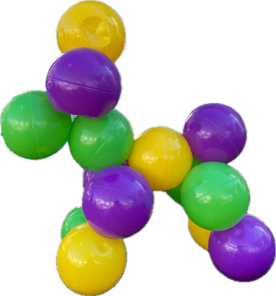 Mardi Gras Bead Dog or House bead garland-MADE TO ORDER