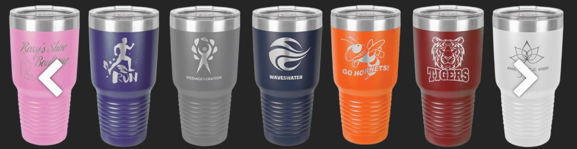 Engraved polar tumbler engraved 30 Oz