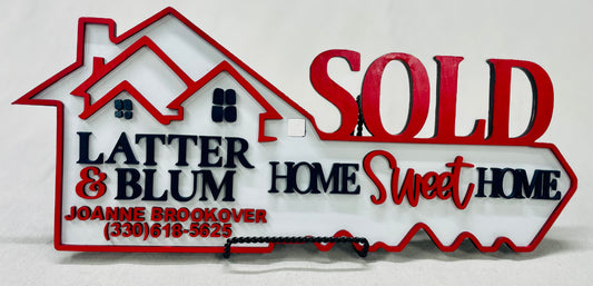 Realtor SOLD sign