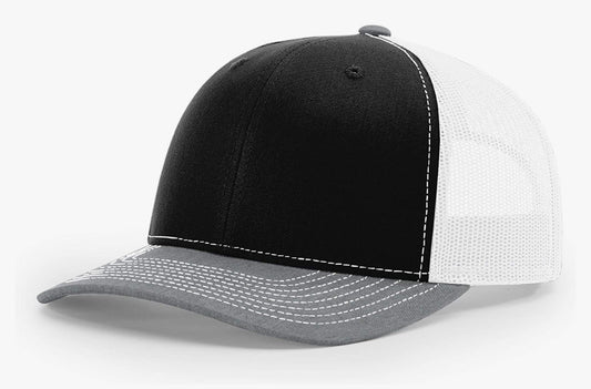 Trucker Hat with custom leatherette patch