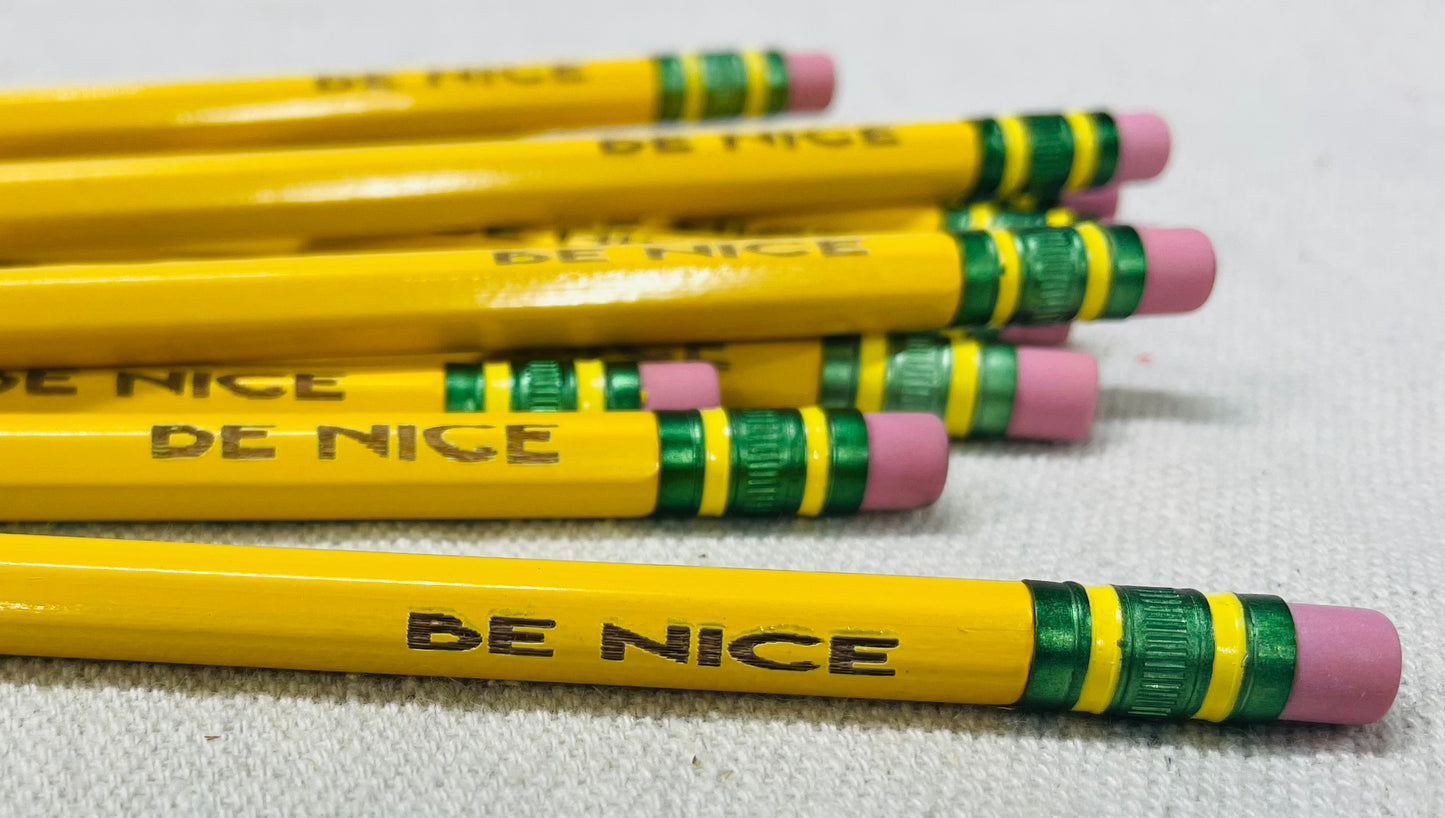 Engraved Ticonderoga pencils 10pk