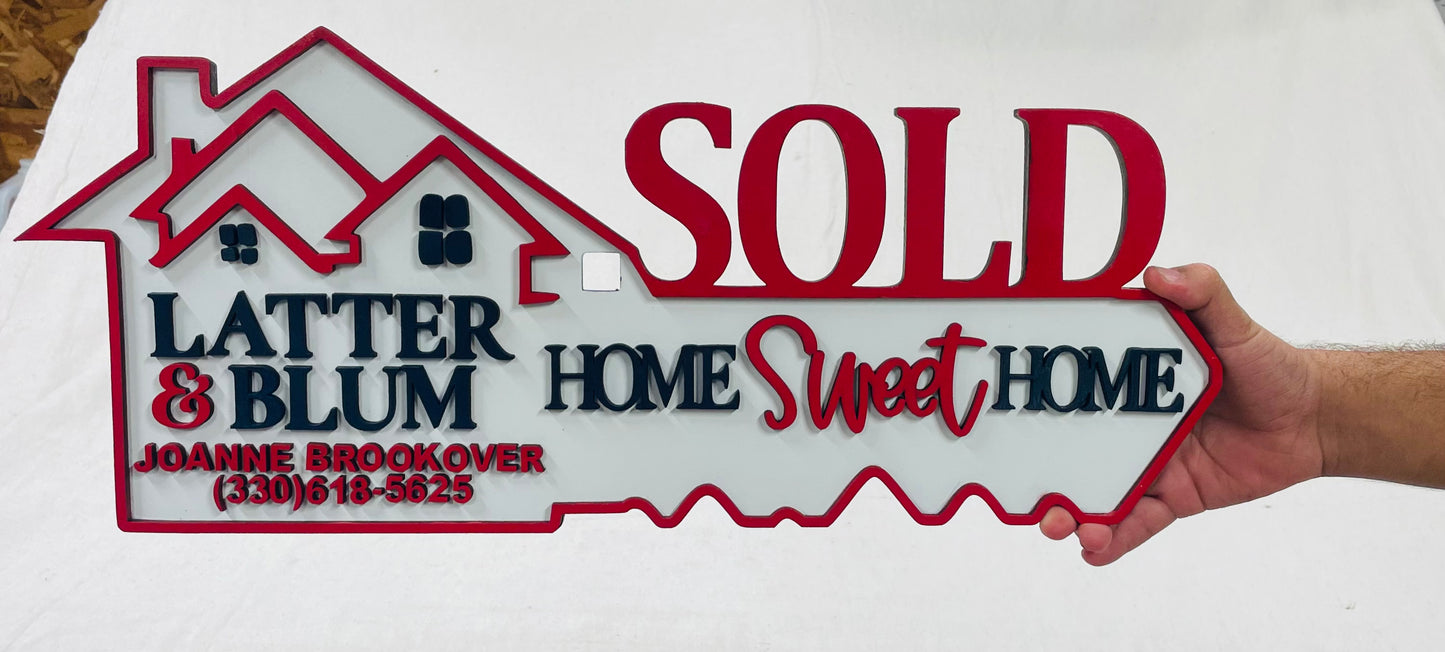 Realtor SOLD sign