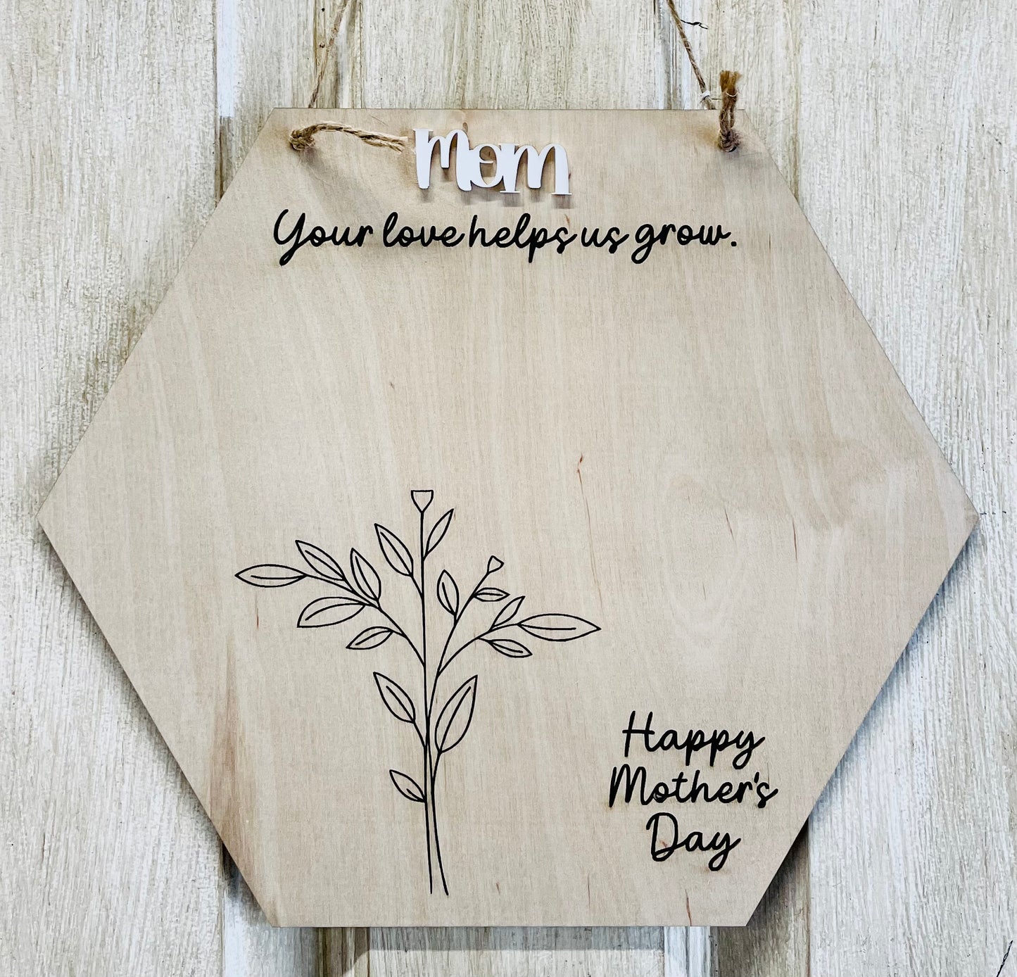 Mothers Day handprint (2 hands) hanger