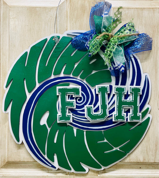 3D Fountainbleu junior high FJH door sign