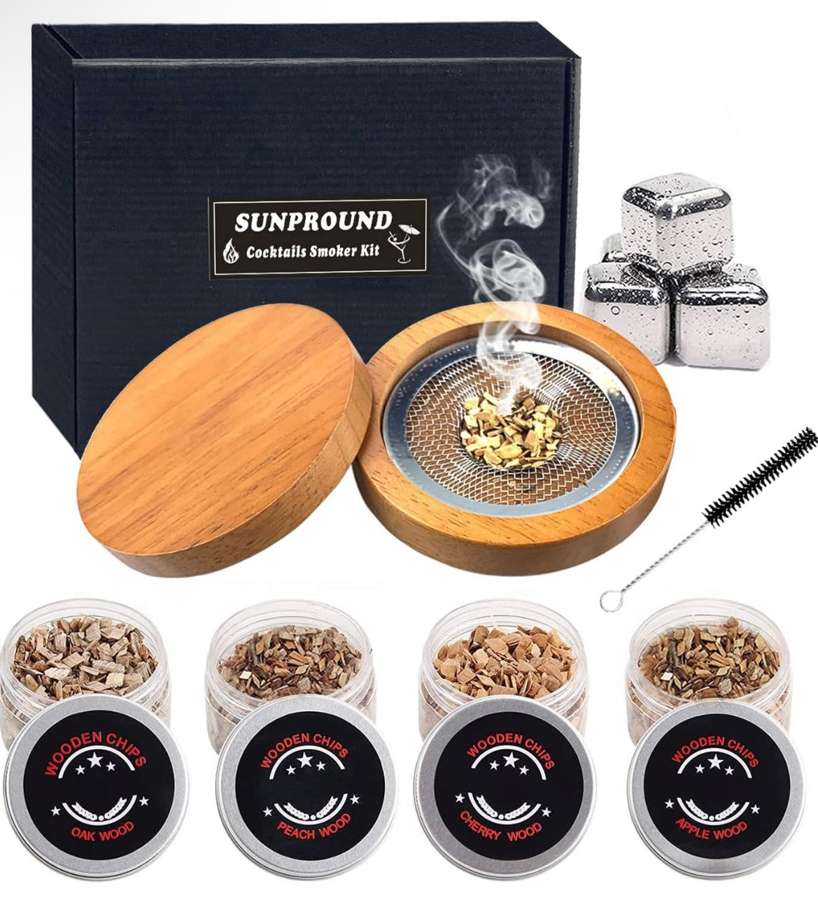 Custom Engraved Whiskey Smoker Kit