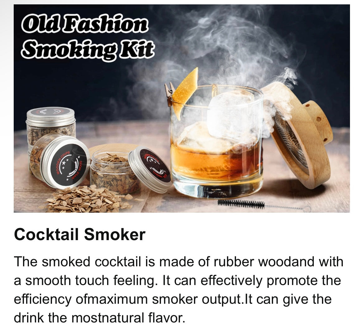 Custom Engraved Whiskey Smoker Kit