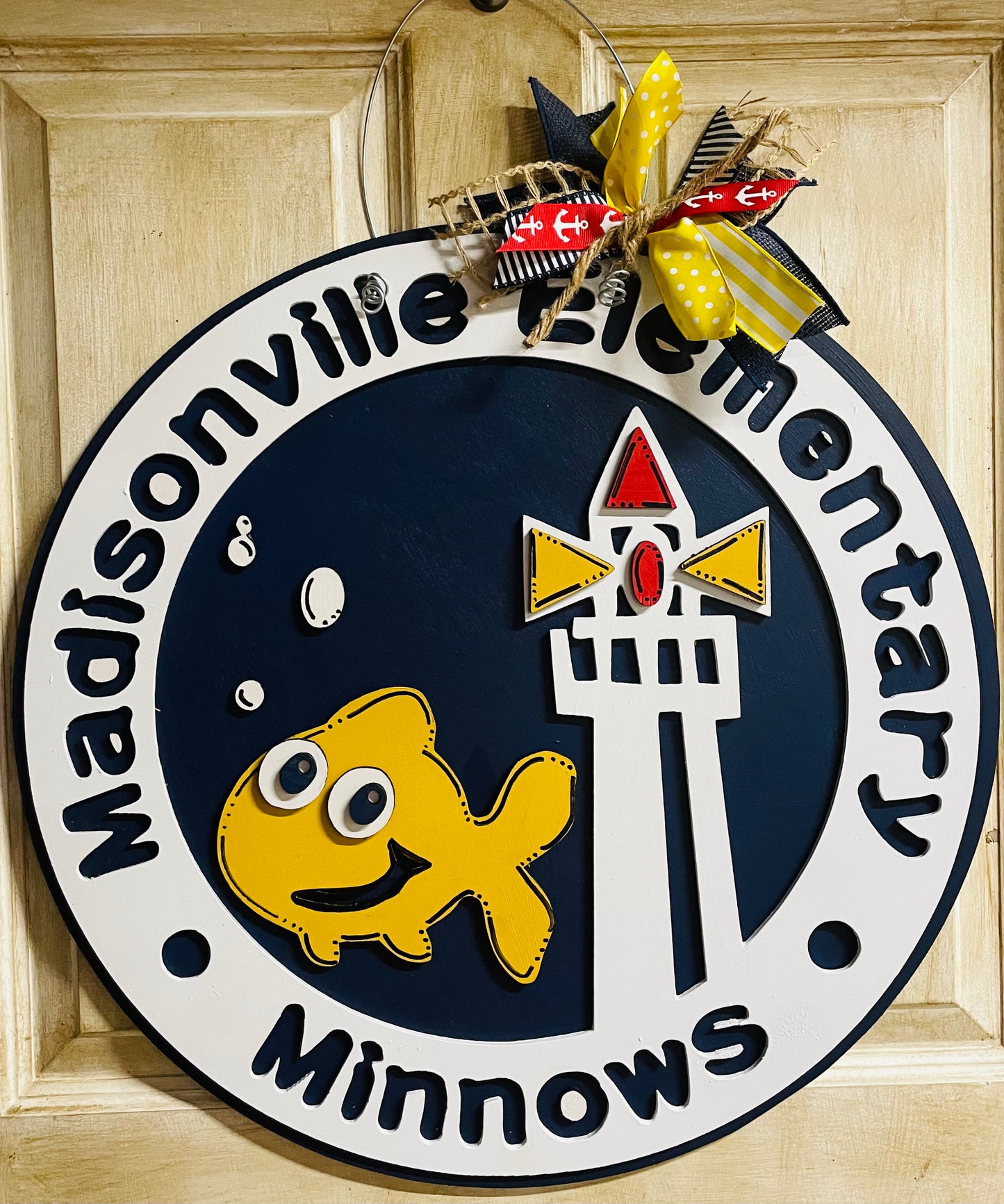 3D Madisonville Elementary door sign