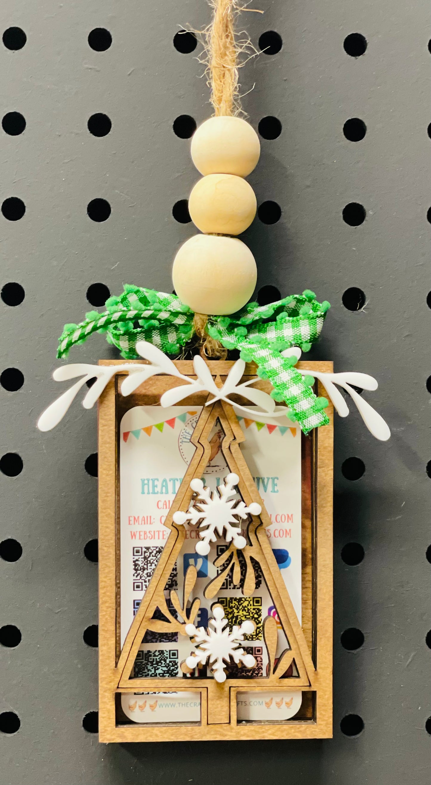 Gift card Ornament