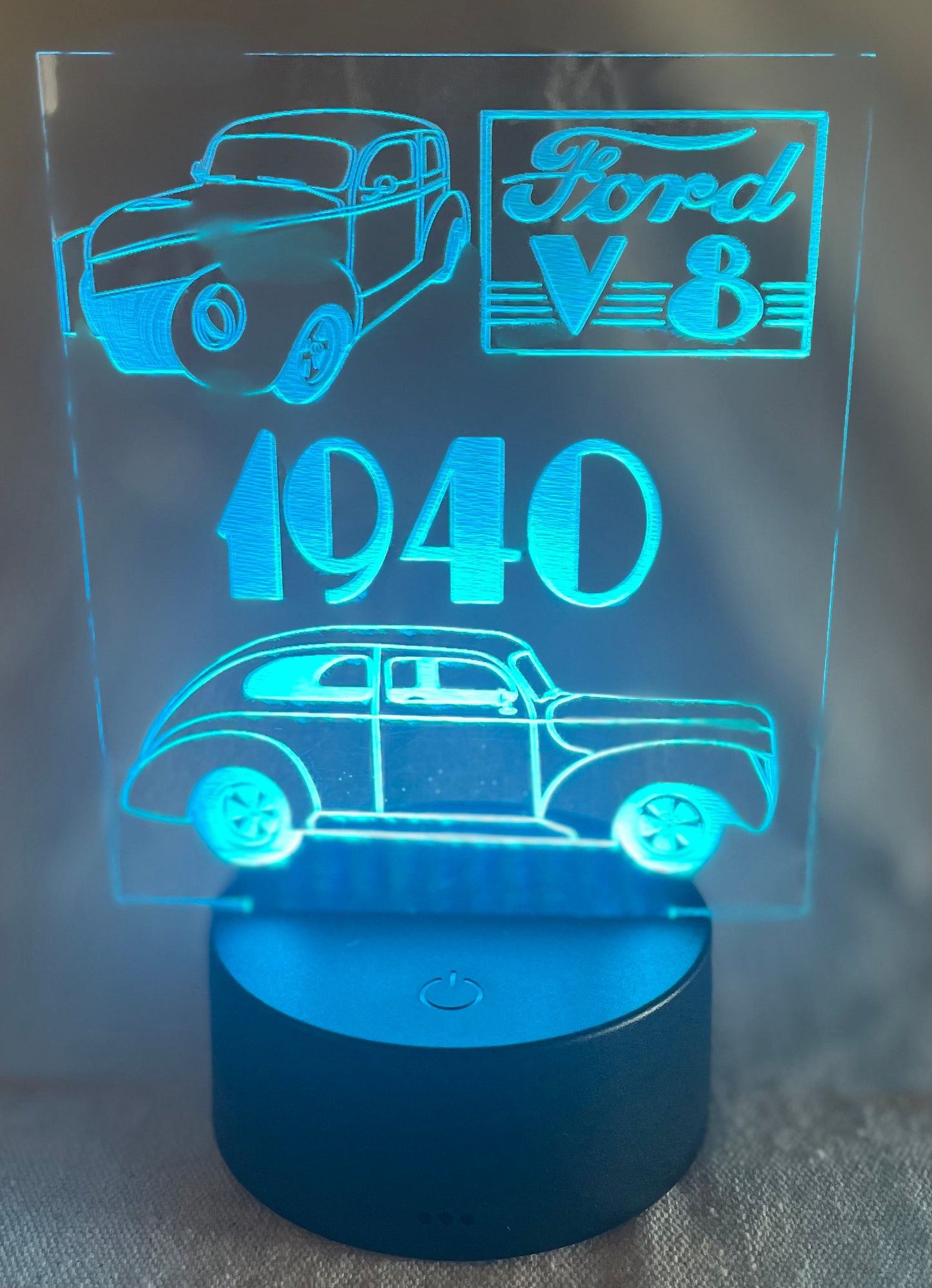 LED tabletop acrylic sign