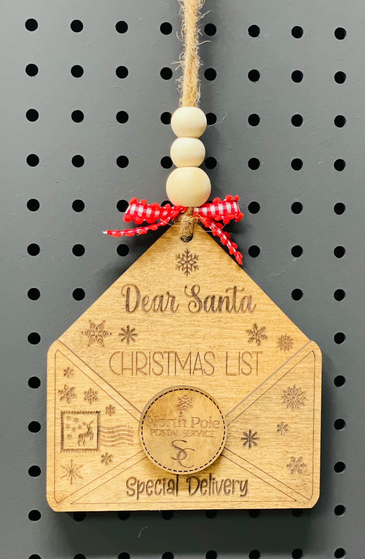 Santa letter Ornament