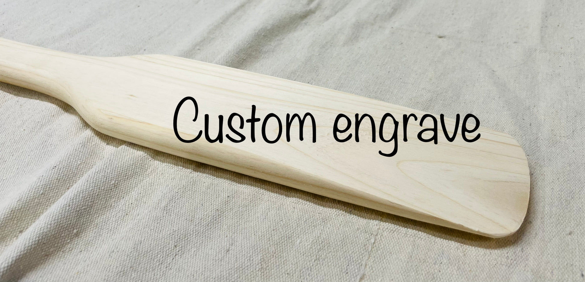 Custom Engraved metal boiling paddle