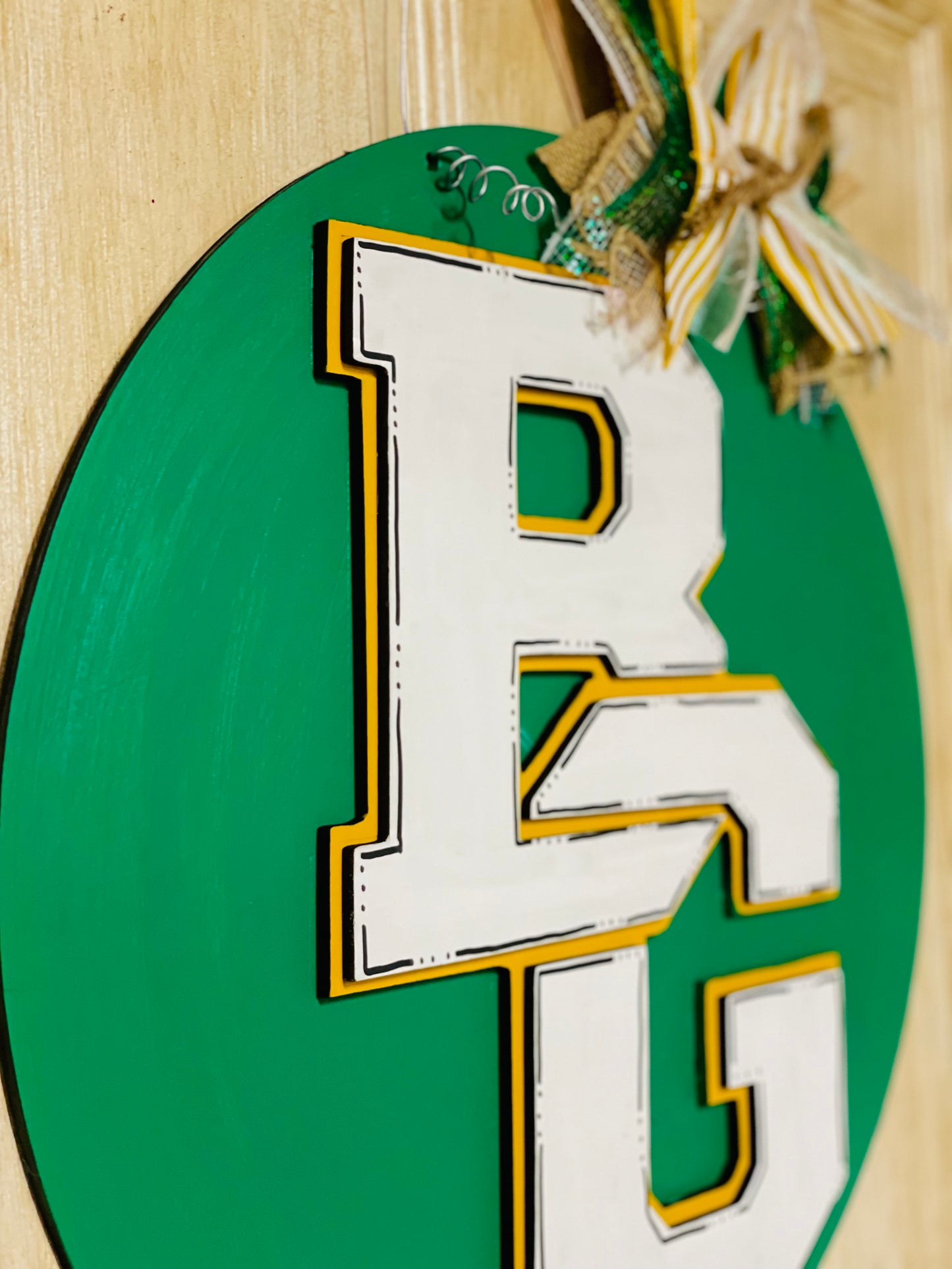 3D Bowling Green door sign