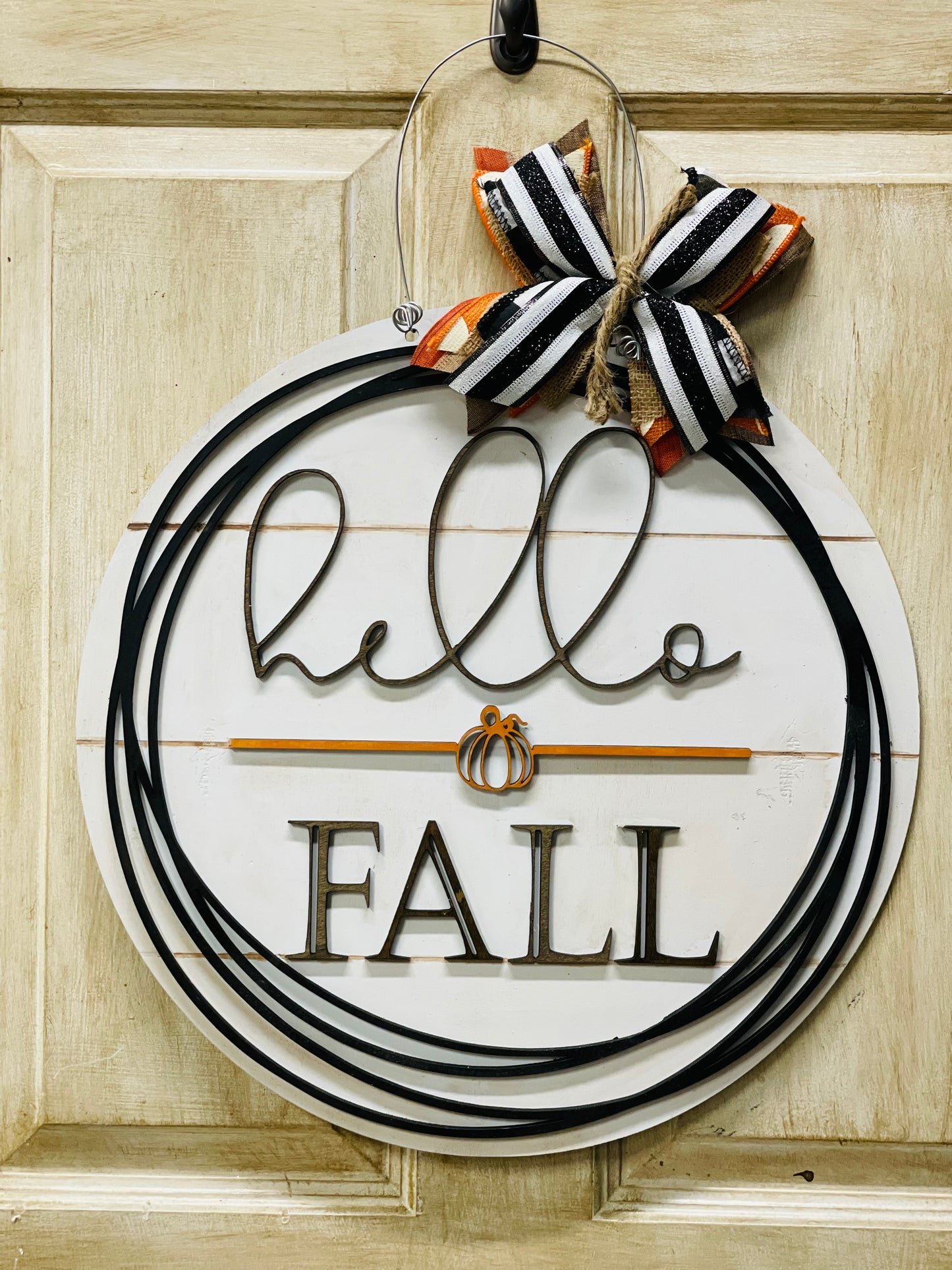 3D Hello Fall door sign - 3 designs