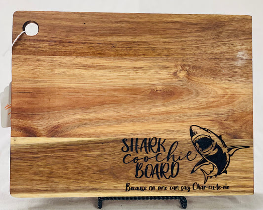 Custom engraved cutting/serving/display board small & medium