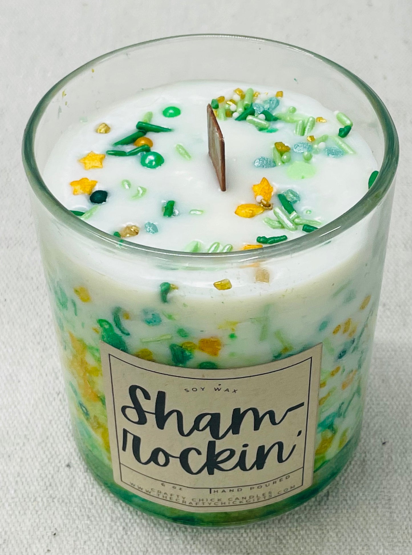 Sham-rockin’ Candle