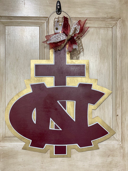 3D Northlake Christian School logo Door sign