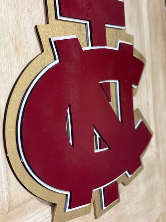 3D Northlake Christian School logo Door sign