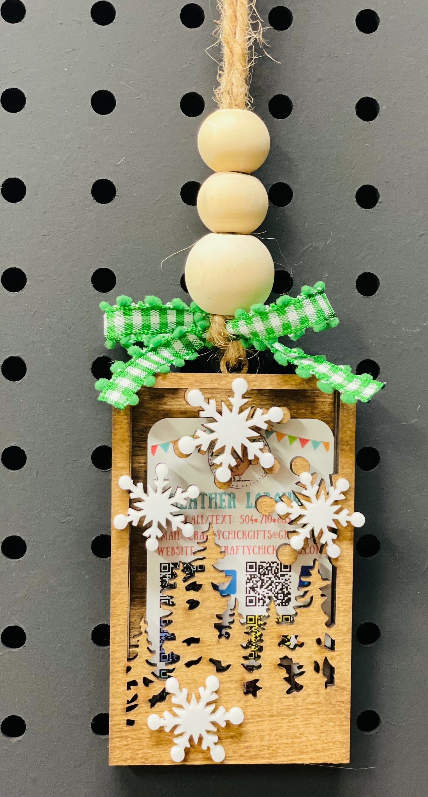 Gift card Ornament